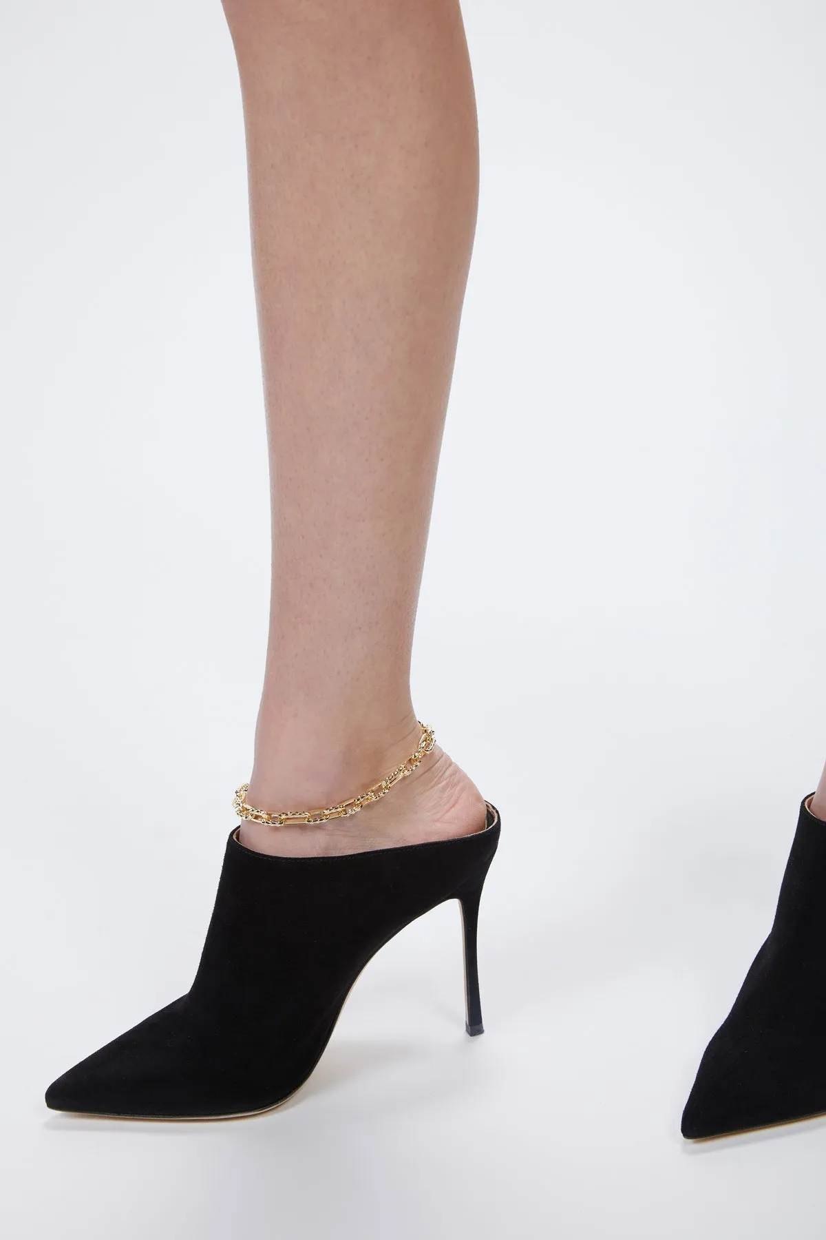 RAMONES HAMMERED CHAIN ANKLET