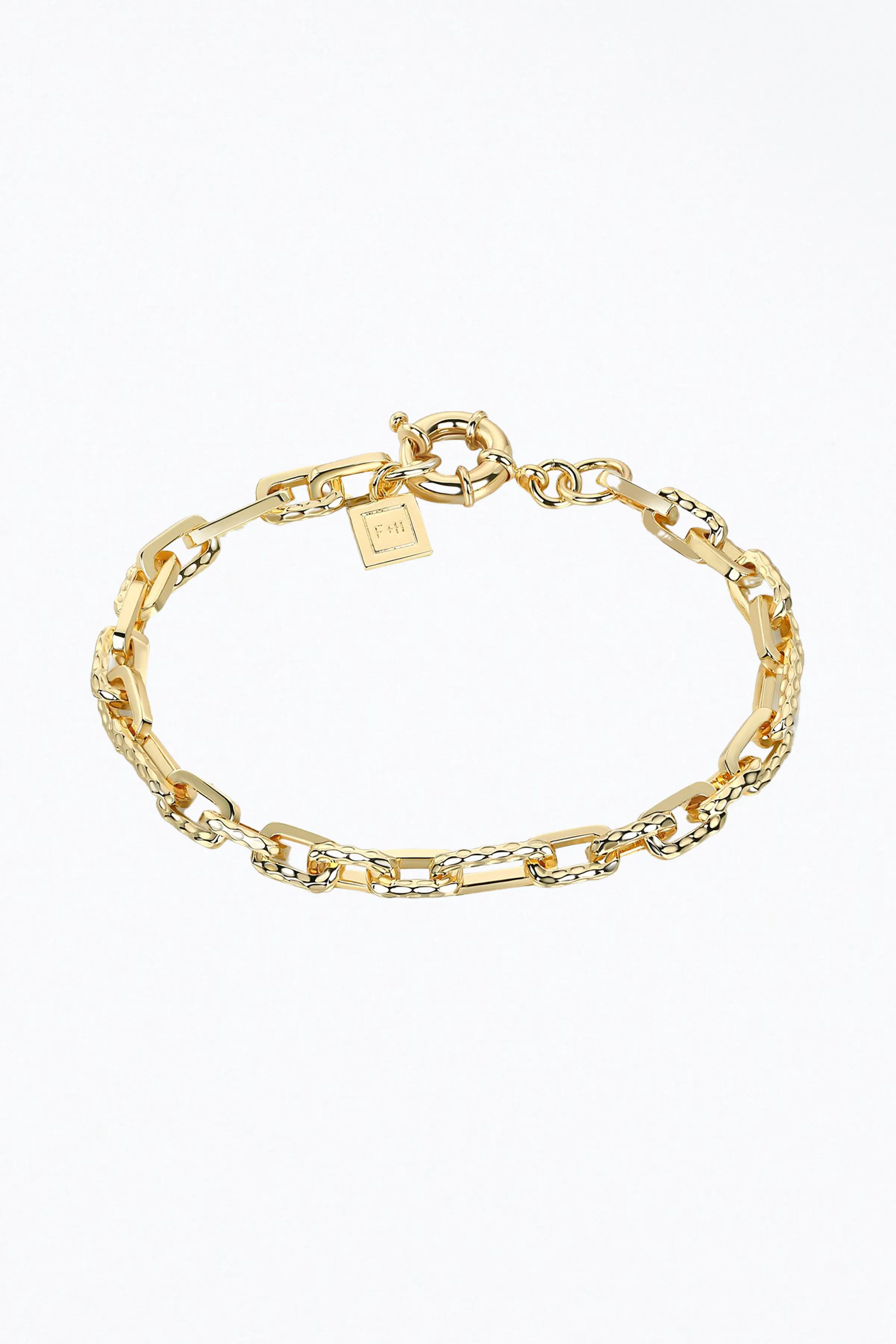 RAMONES HAMMERED CHAIN ANKLET