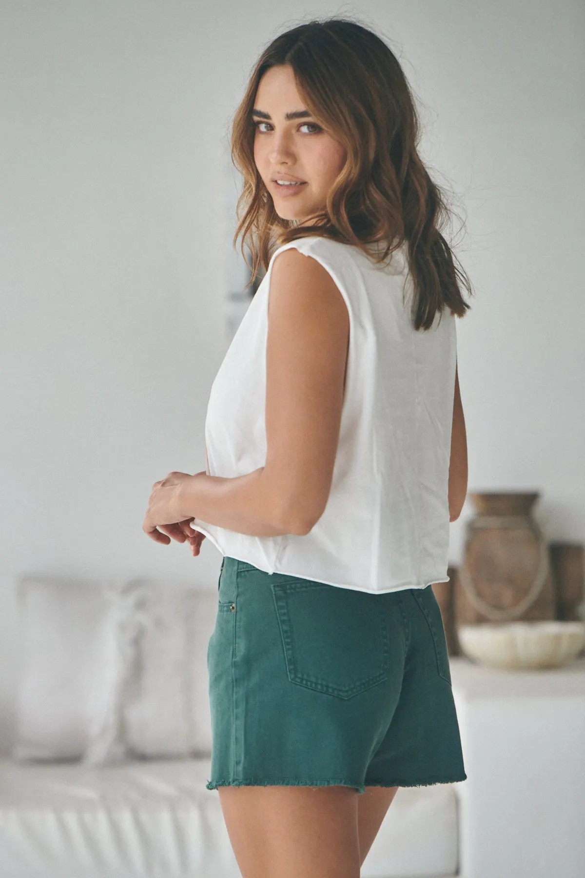 Ray Forrest Denim Shorts