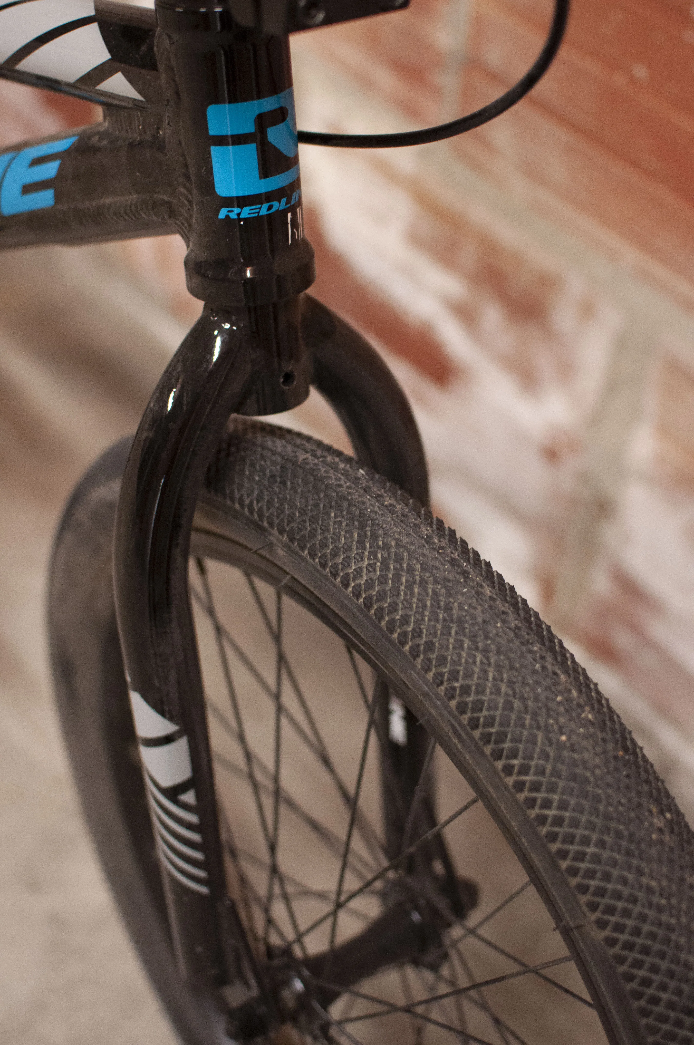Redline MX 20 BMX Bike, Black, Blue, Grey