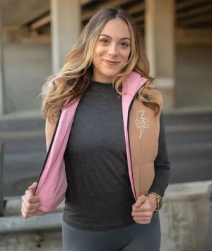 Reversible Crop Puffy Vest