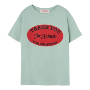 Rooster Kids T-Shirt Turquoise