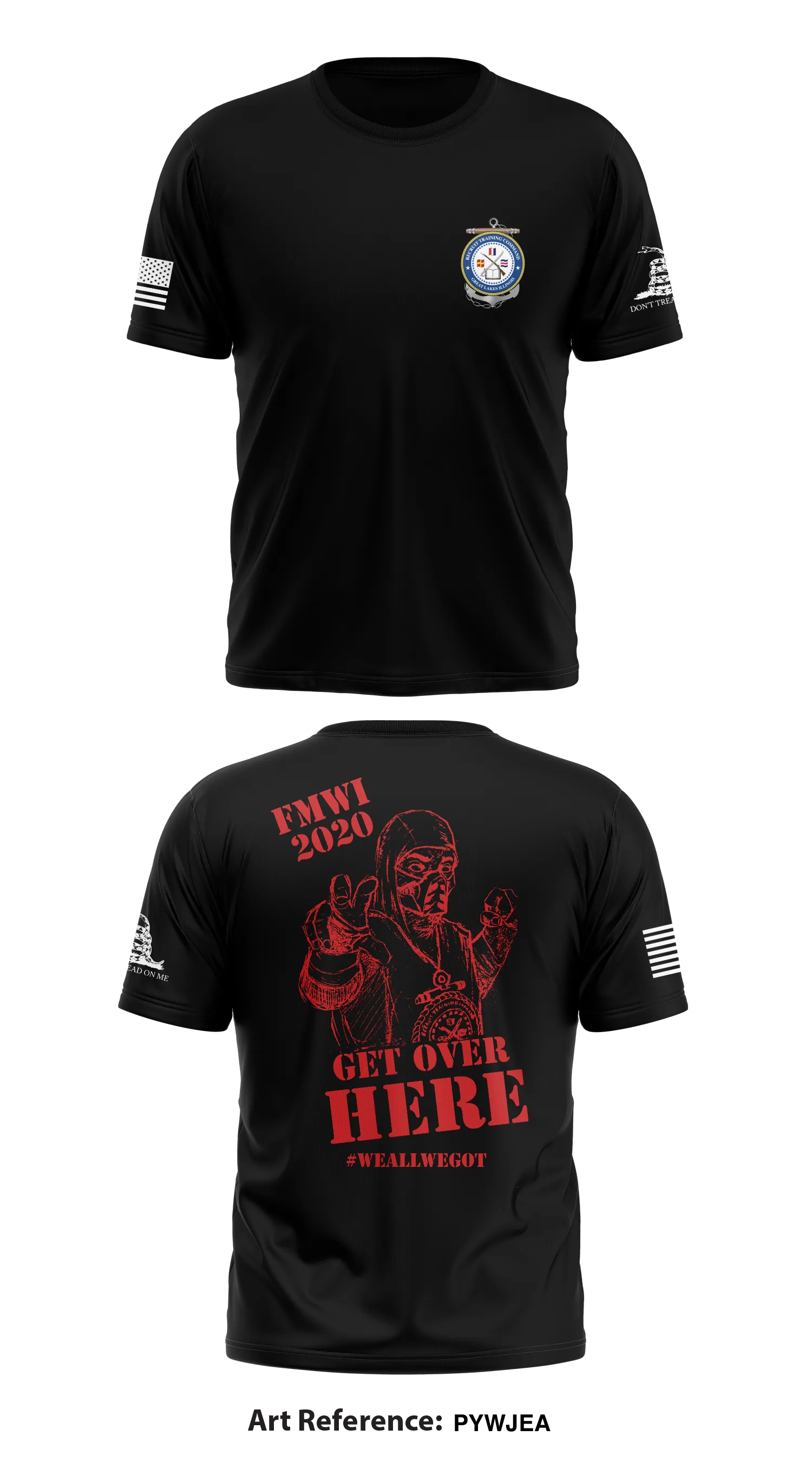 RTC (Recruit Training Command) Store 1 Core Men's SS Performance Tee - pywjea