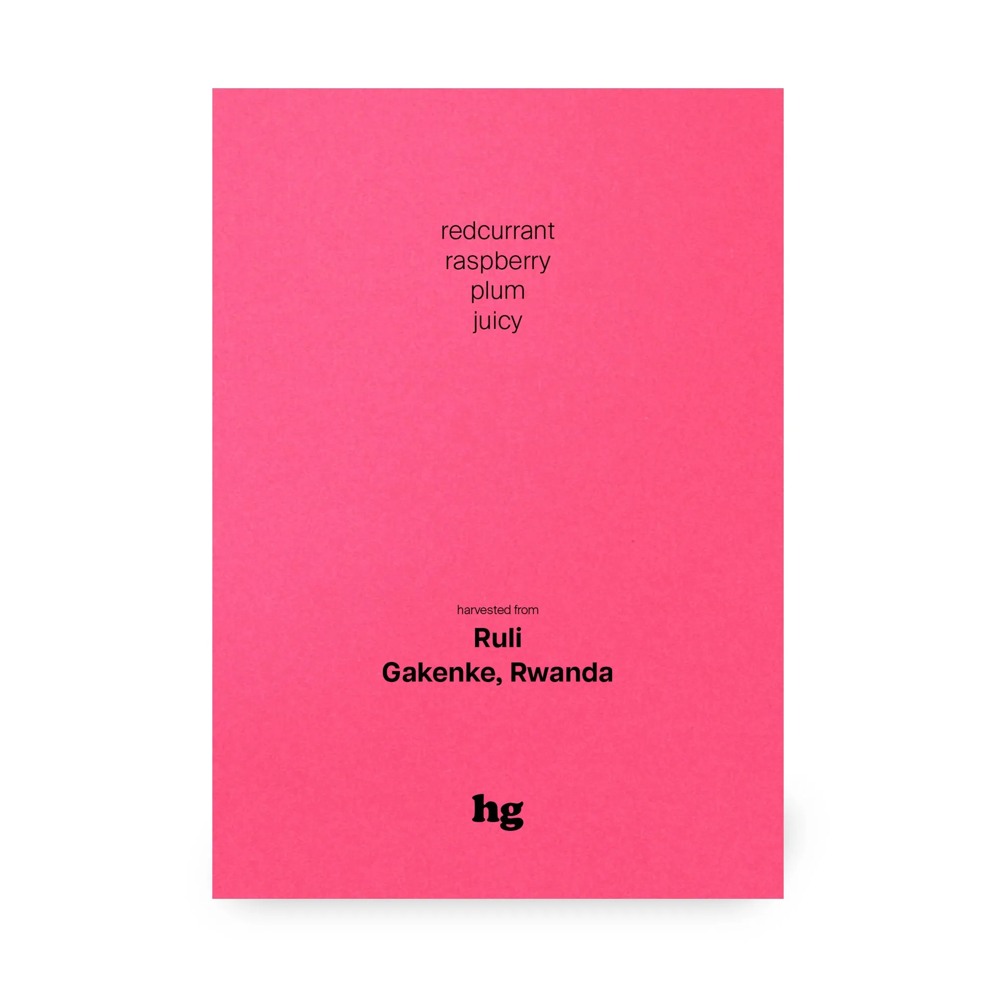 Ruli, Red Bourbon, Washed, Rwanda