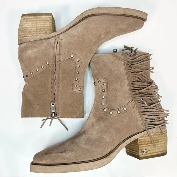 Sam Edelman Bernie Fringe Western Bootie-New