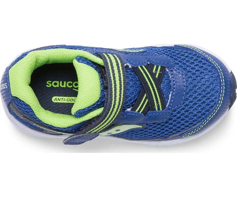 Saucony Blue/Navy Ride 10 Medium Width A/C Toddler Sneaker