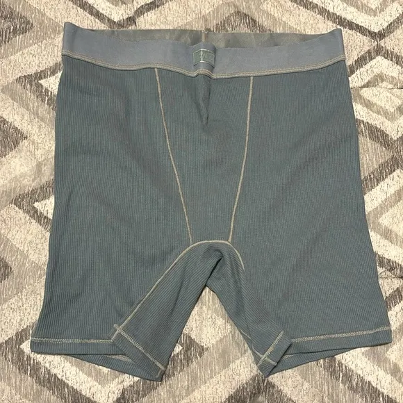 Skims Cotton Rib Boxer kyanite NWT