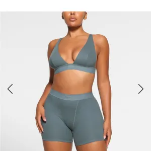 Skims Cotton Rib Boxer kyanite NWT