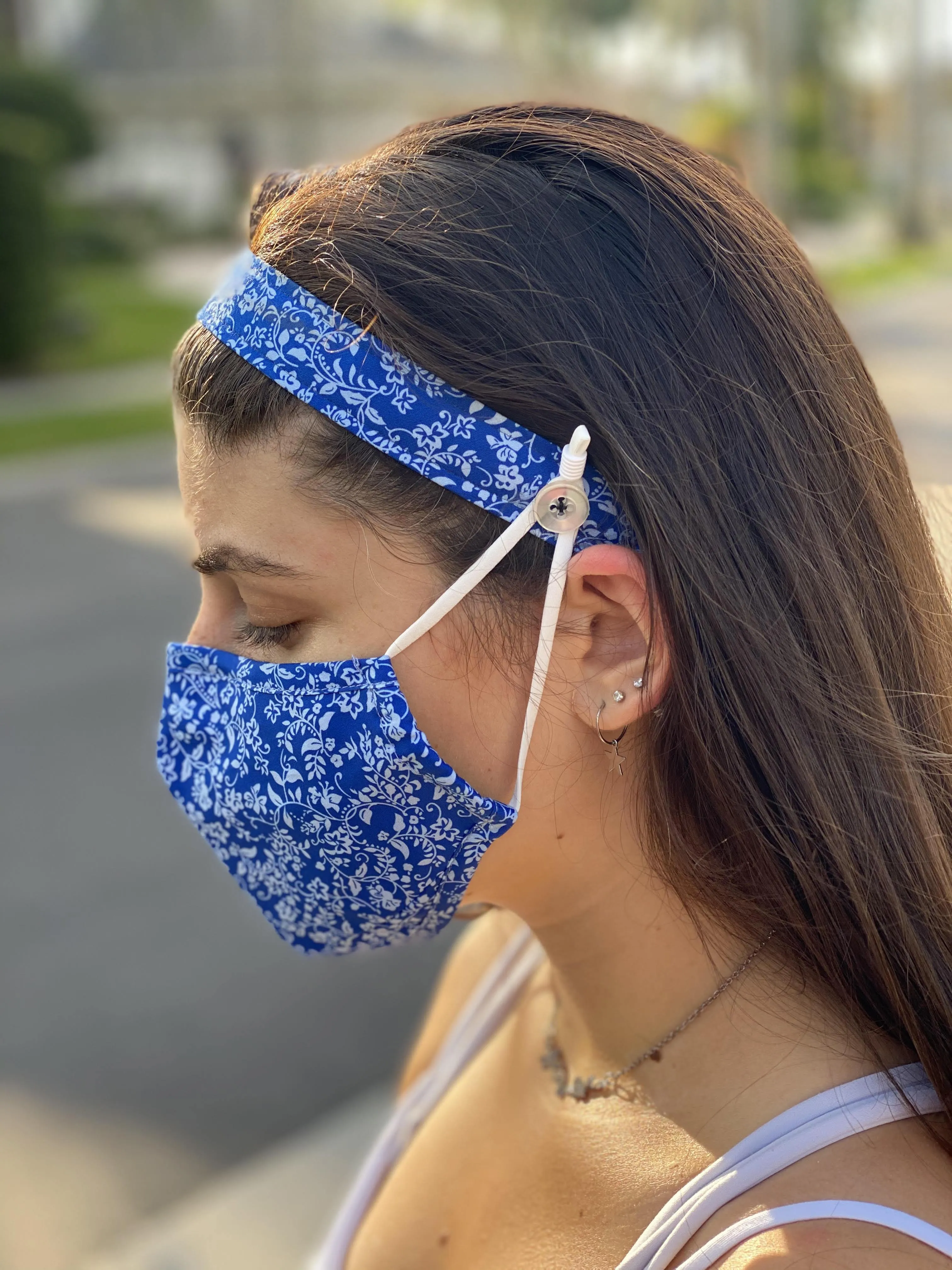 Snow Leopard - Ear Saver Headband