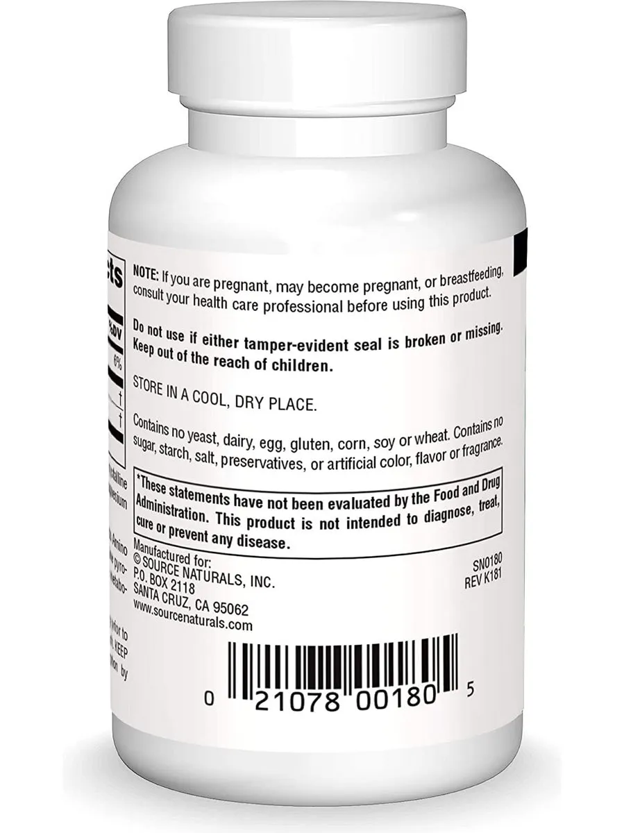 Source Naturals, Amino Strength™ Arginine Pyroglutamate   L-Ornithine, 50 tablets