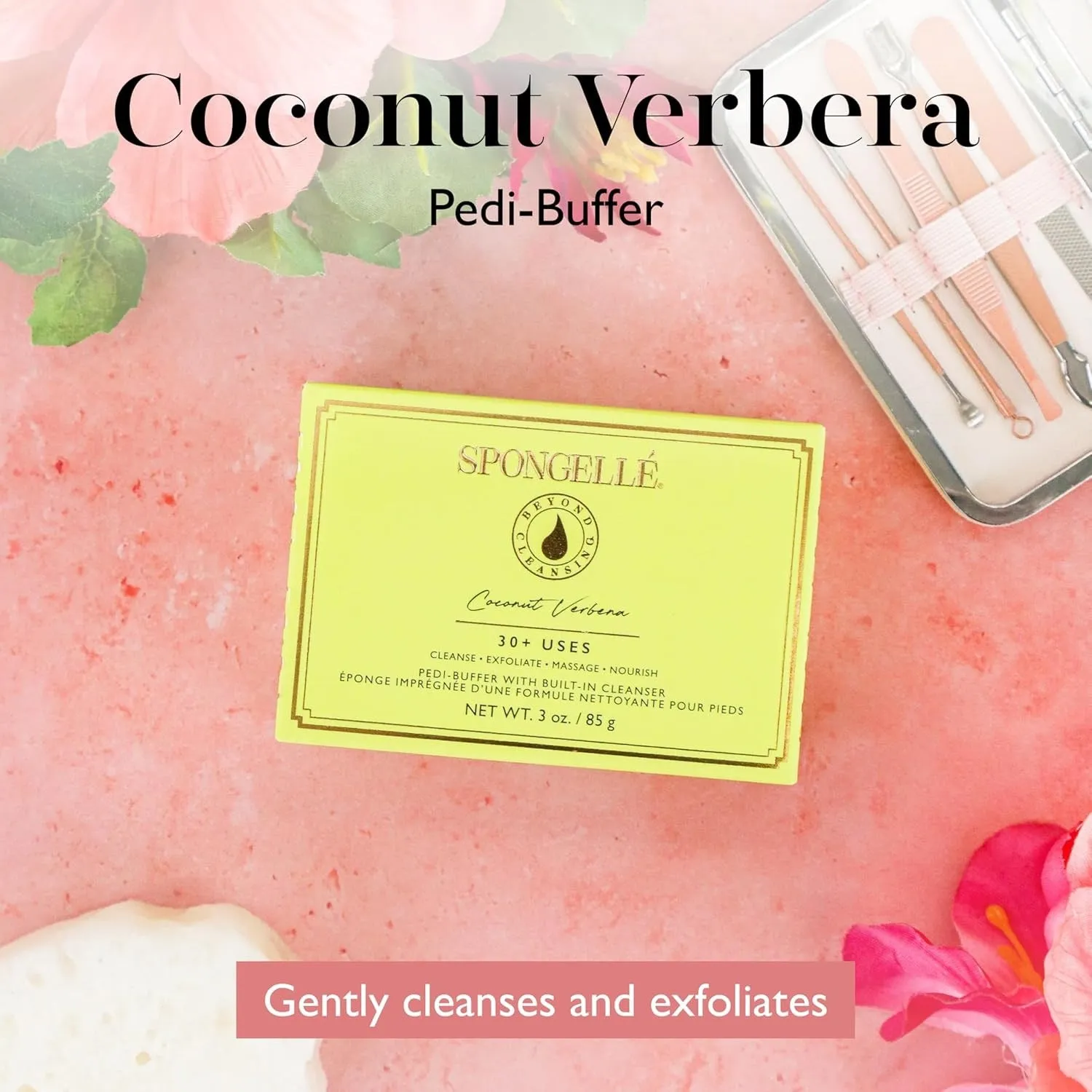 Spongelle Coconut Verbena Pedi Buffer