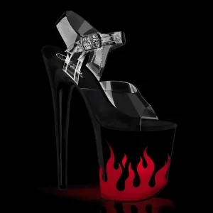 SS-FLAMINGO-808NLFL Clear Vinyl Sandal