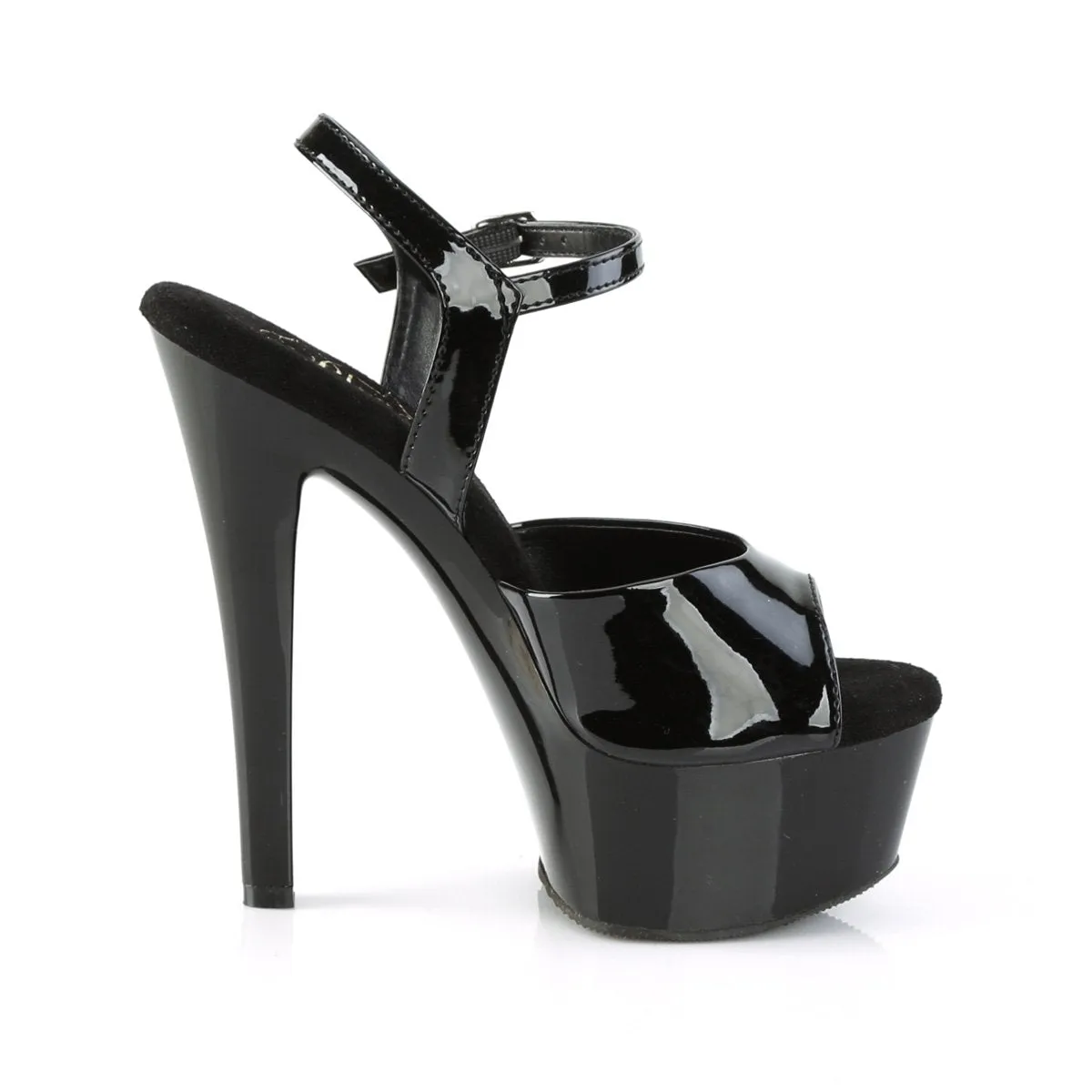 SS-GLEAM-609 Sandal | Black Patent