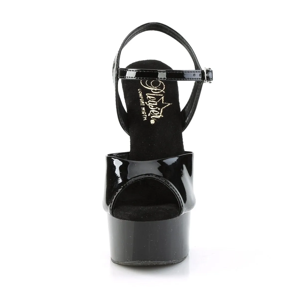 SS-GLEAM-609 Sandal | Black Patent