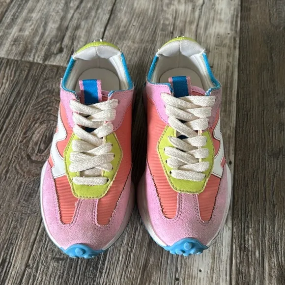 STEVE MADDEN KIDS CAMPO SNEAKER, SIZE 1M