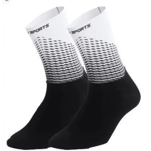 Stylish Fabric Cycling Socks Compression Anti Slip  Breathable Sport Socks For Men And Women  Functional Sports Athletics Breathable Socks