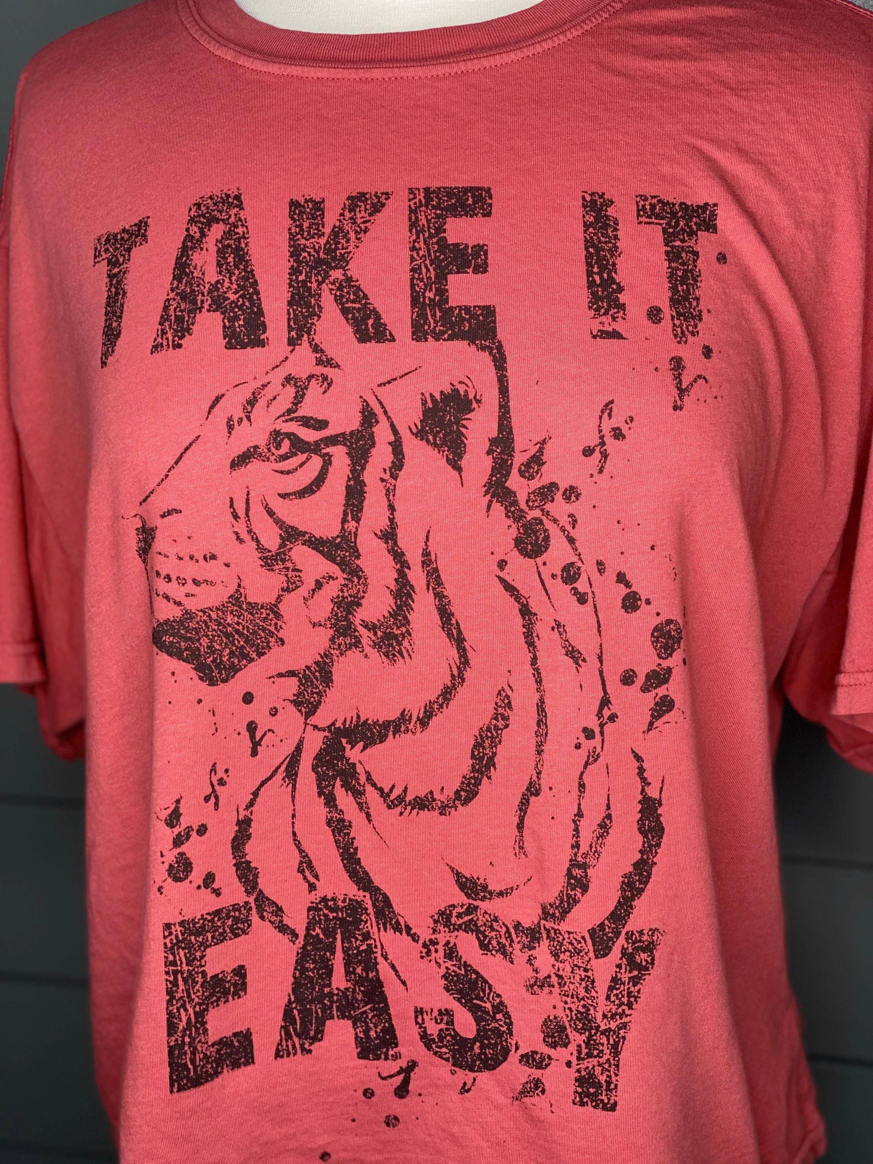 Take It Easy Longer Cropped Tee
