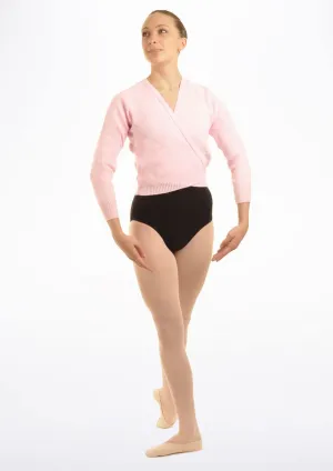 Tappers & Pointers Pink Acrylic Crossover Cardigan