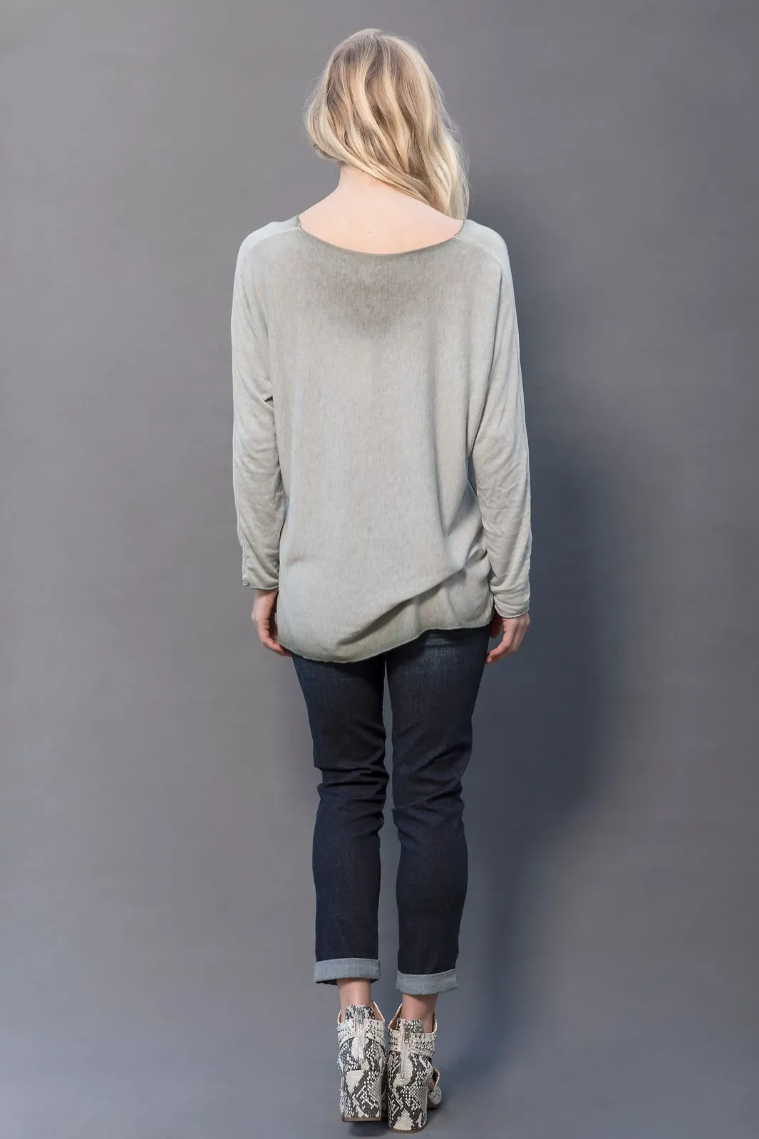 The Bailey Long Sleeve Tee, Army Green