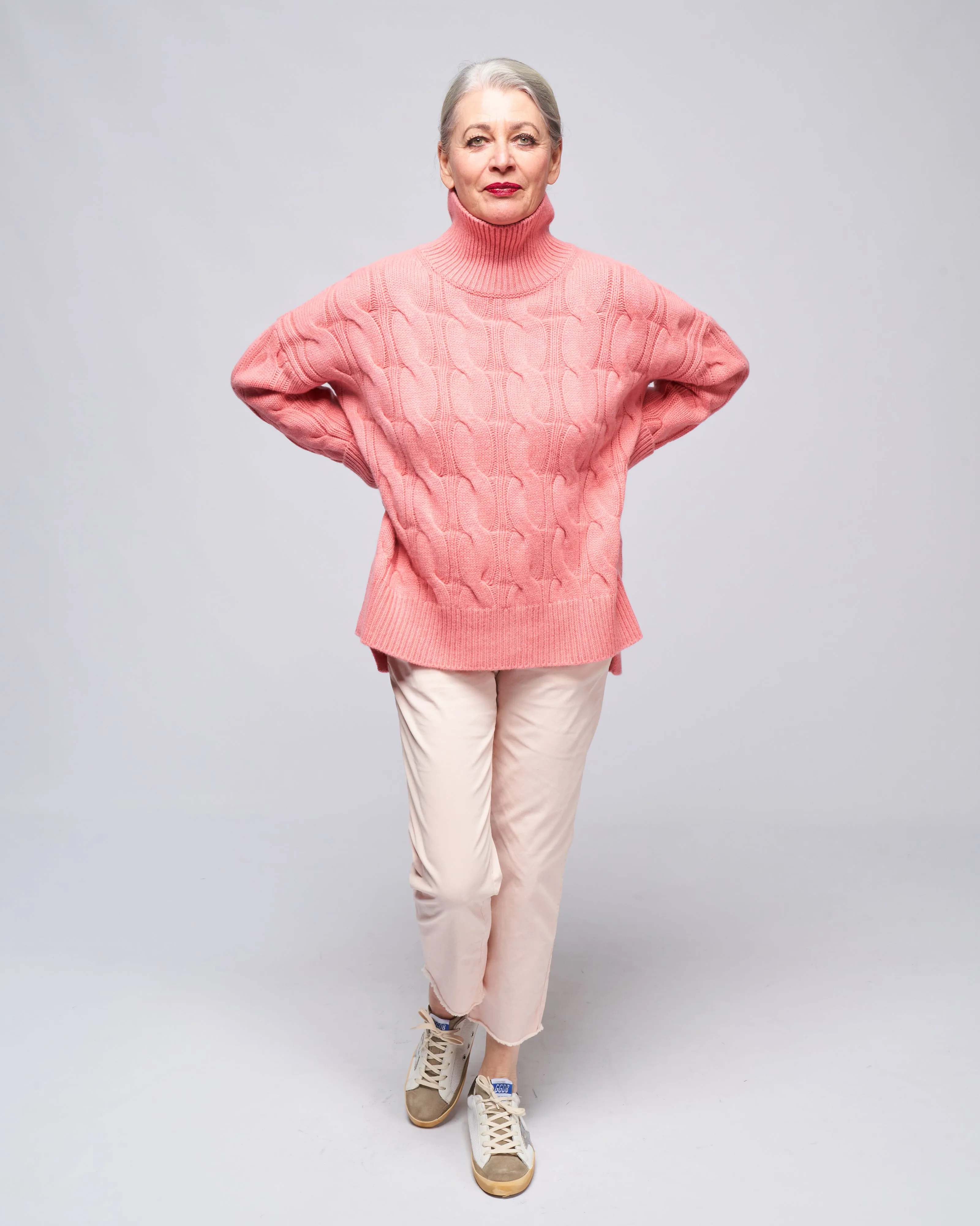the italian chino - vintage rose