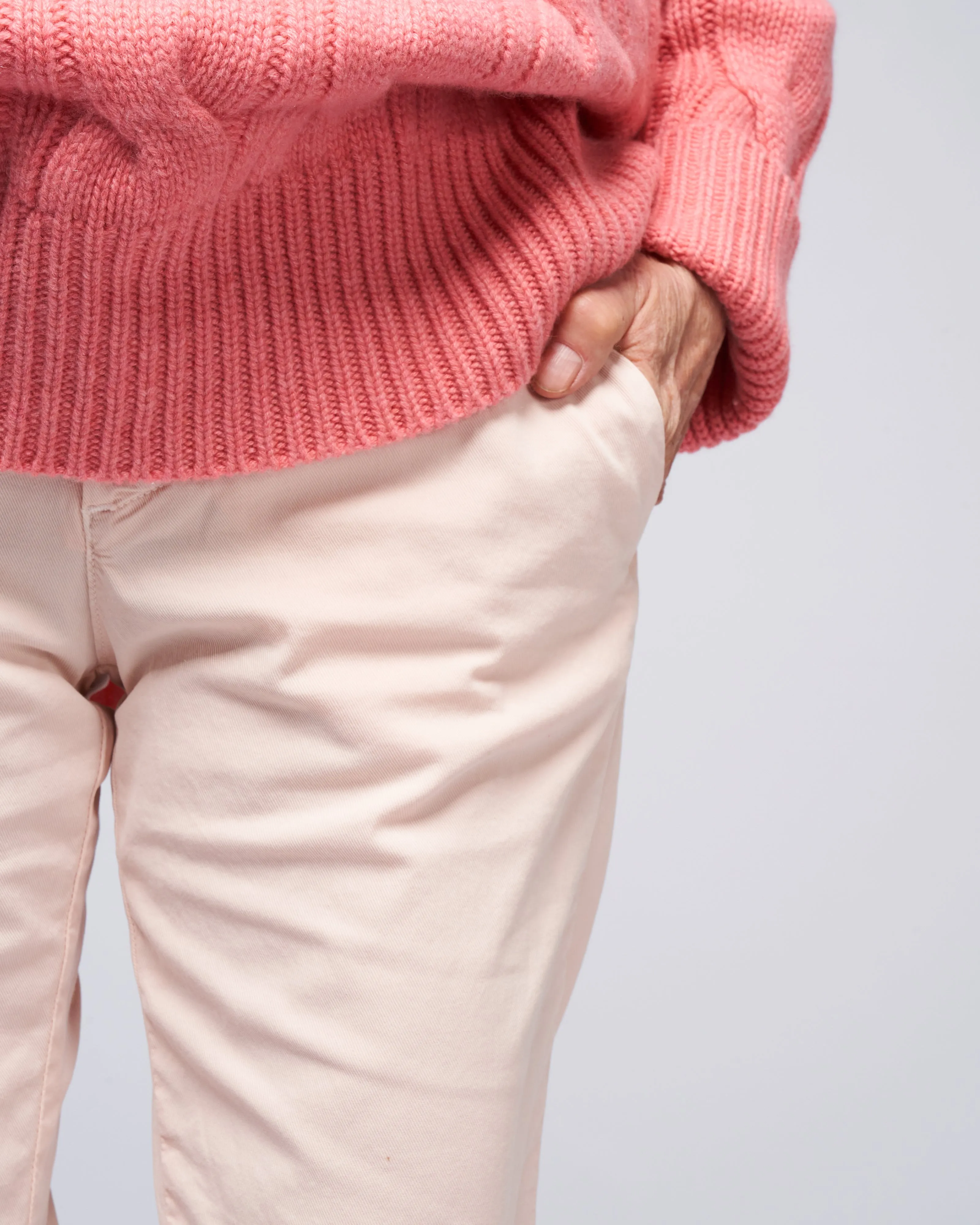 the italian chino - vintage rose