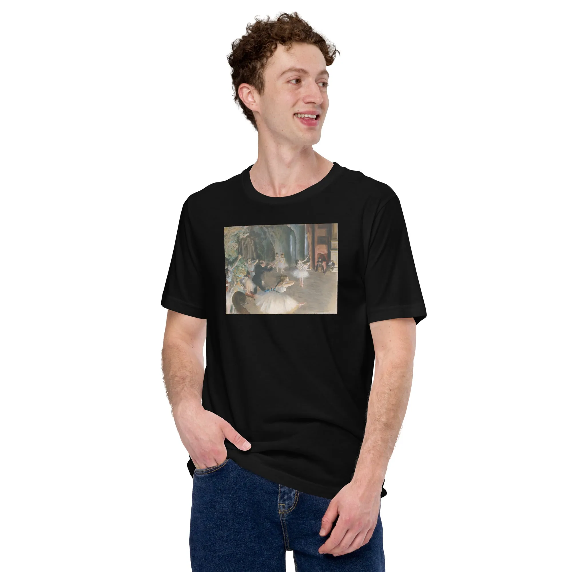 The Rehearsal Onstage by Edgar Degas T-Shirt