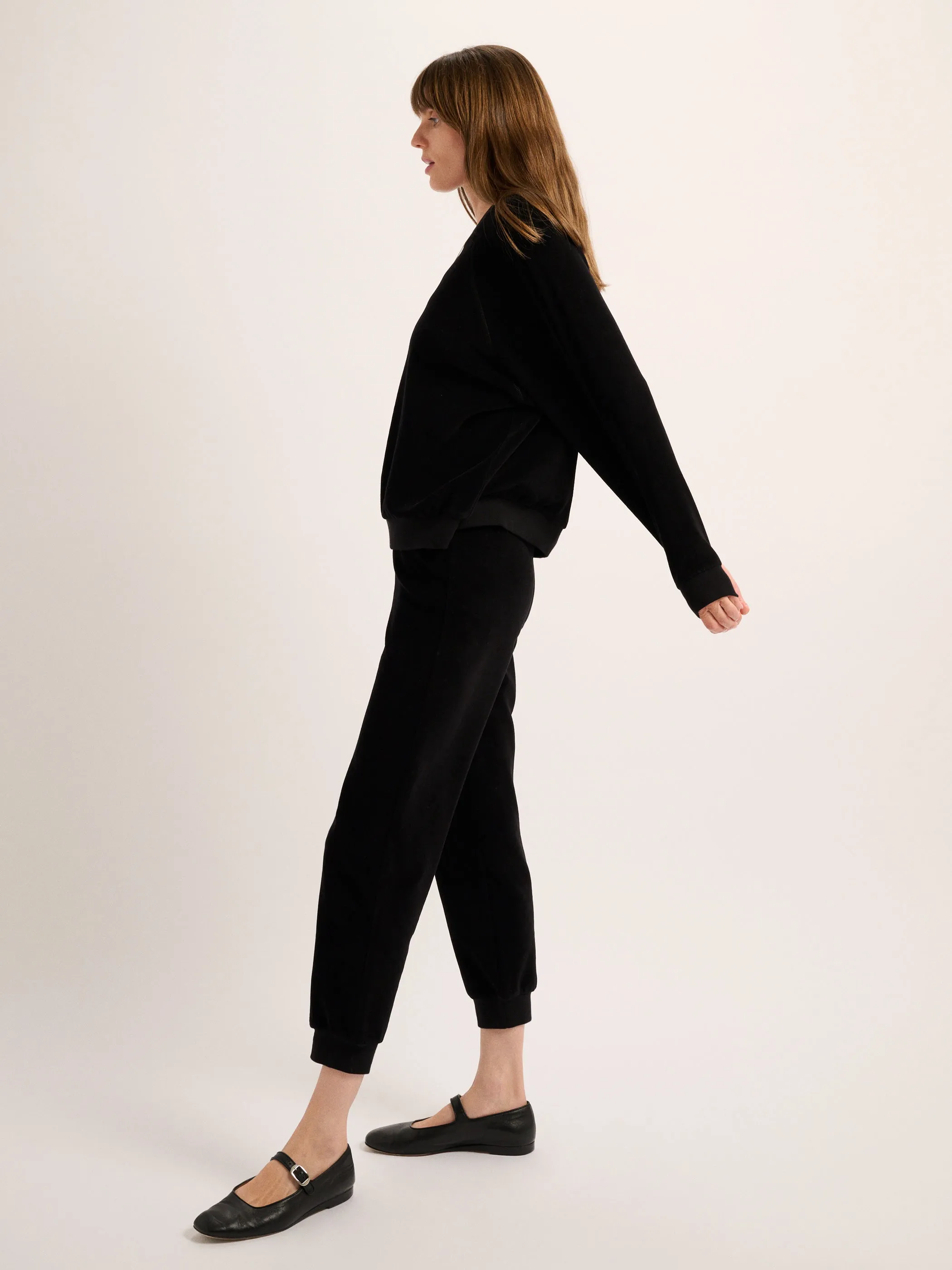 The Samos Oversized Sweatshirt in Velour