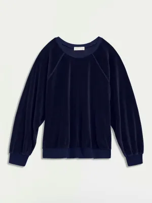 The Samos Oversized Sweatshirt in Velour