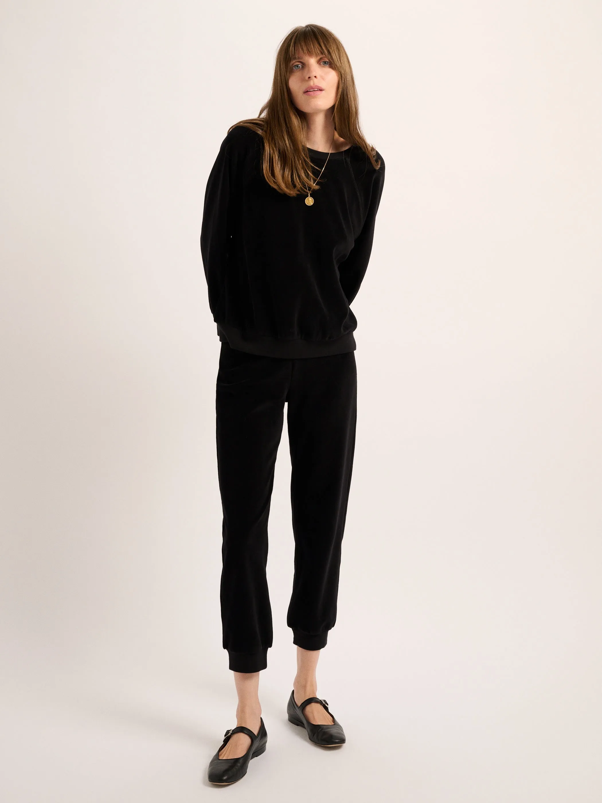 The Samos Oversized Sweatshirt in Velour