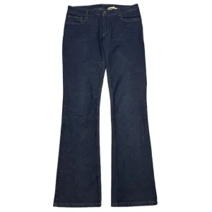 {Theory} Trouser Style Bootcut Low Rise Slim Leg Stretch Denim Jeans