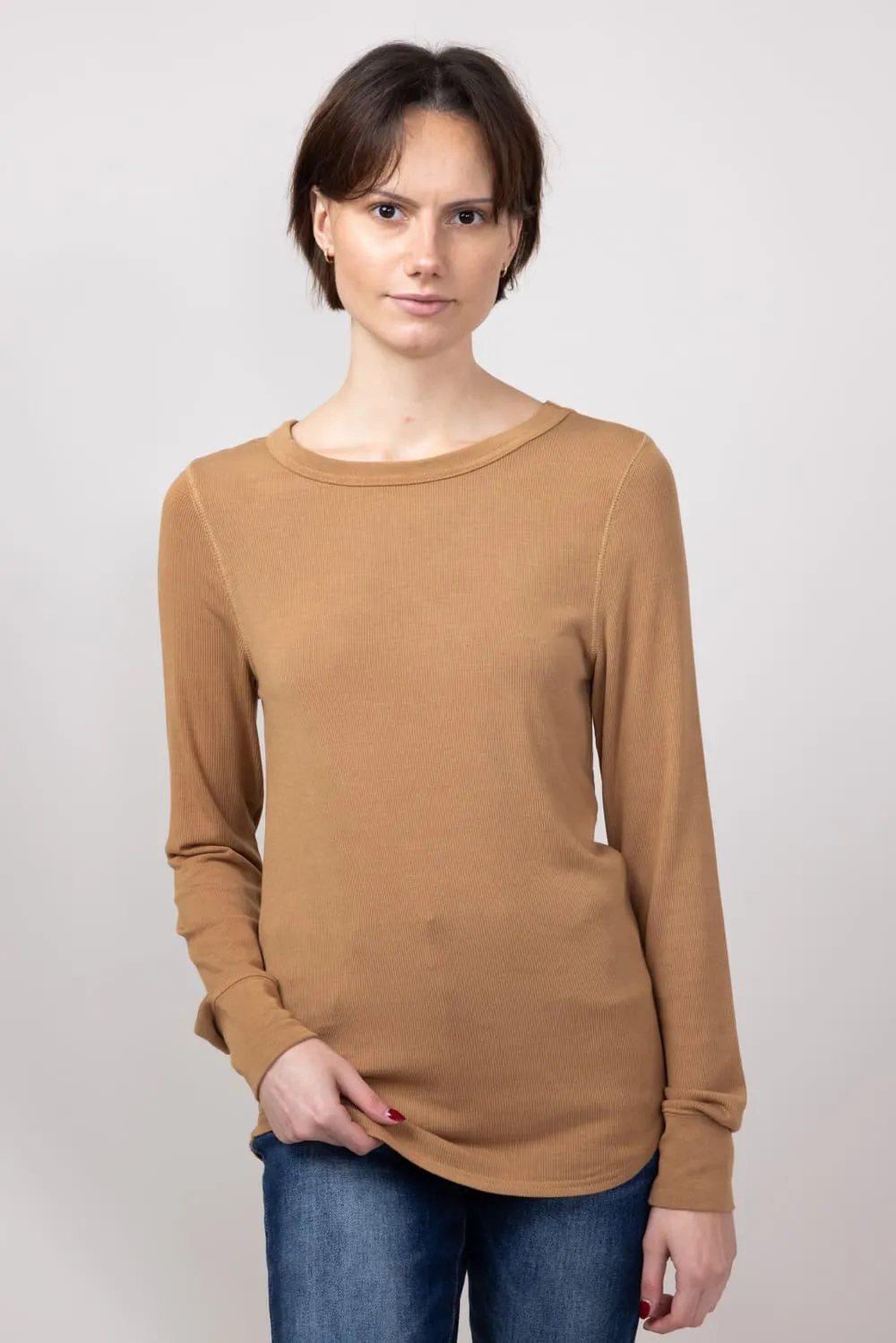 Thread & Supply Stacy Shirt for Women in Toasted Coconut | T1390MSTS-TOASTEDCOCONUT