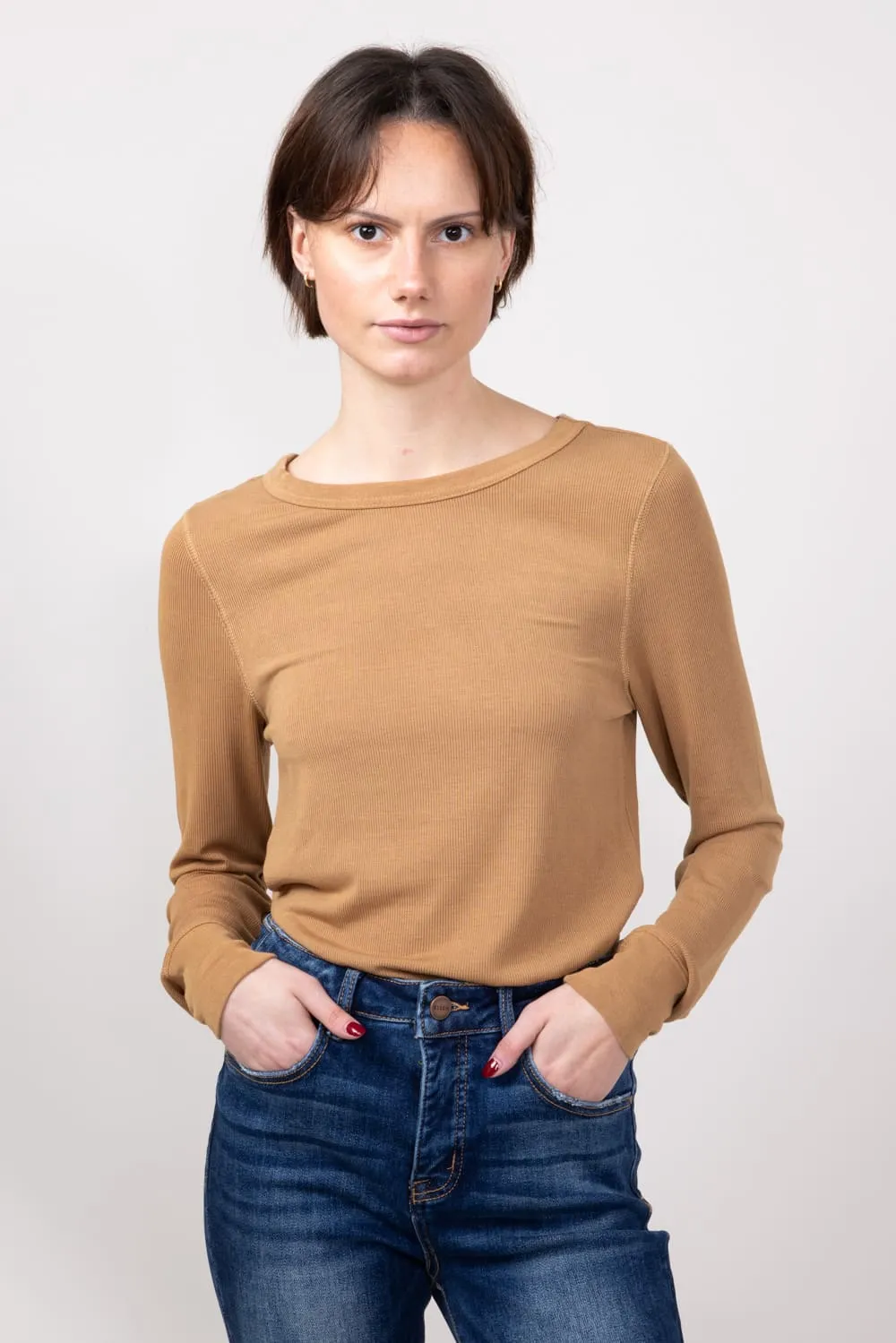 Thread & Supply Stacy Shirt for Women in Toasted Coconut | T1390MSTS-TOASTEDCOCONUT
