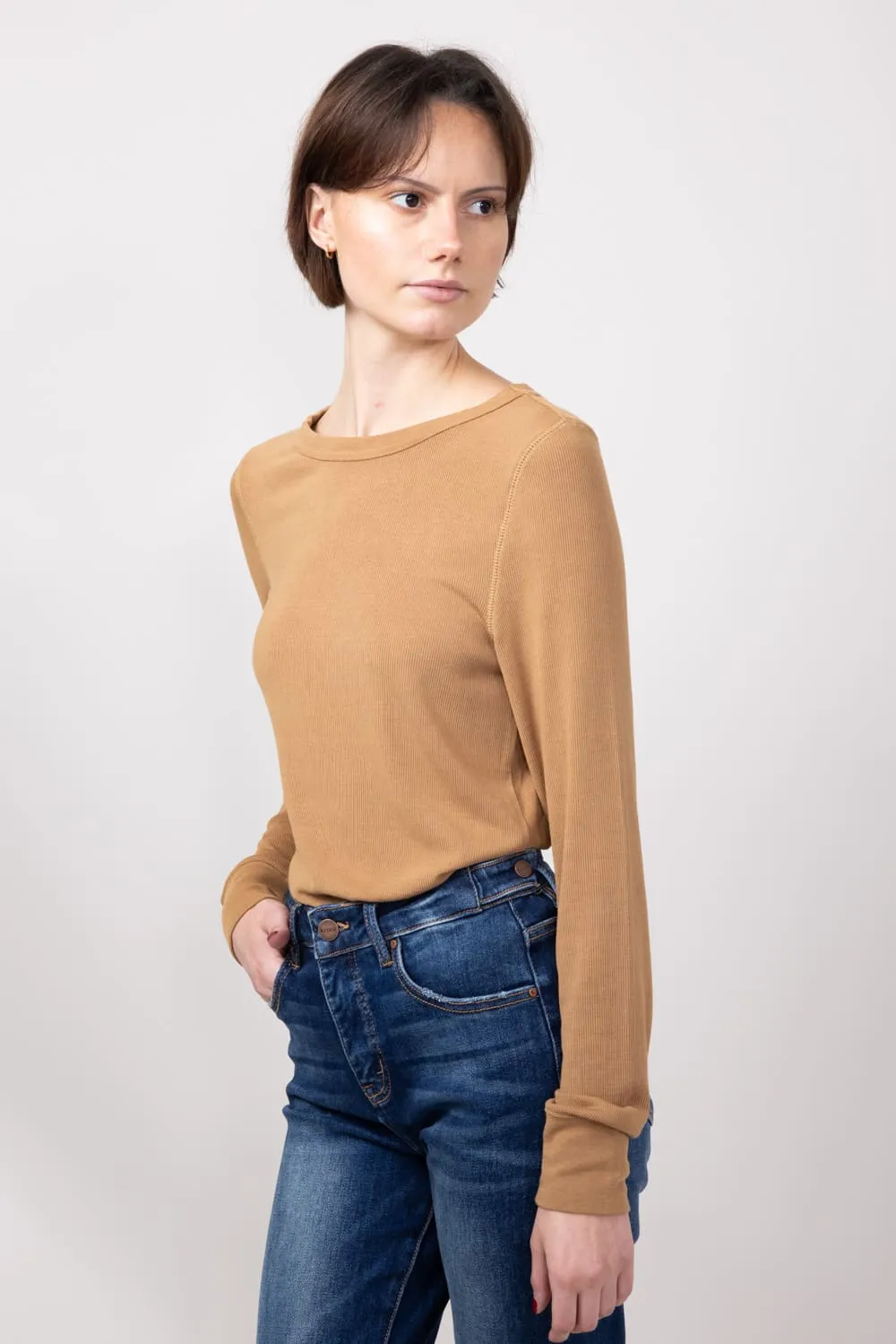 Thread & Supply Stacy Shirt for Women in Toasted Coconut | T1390MSTS-TOASTEDCOCONUT