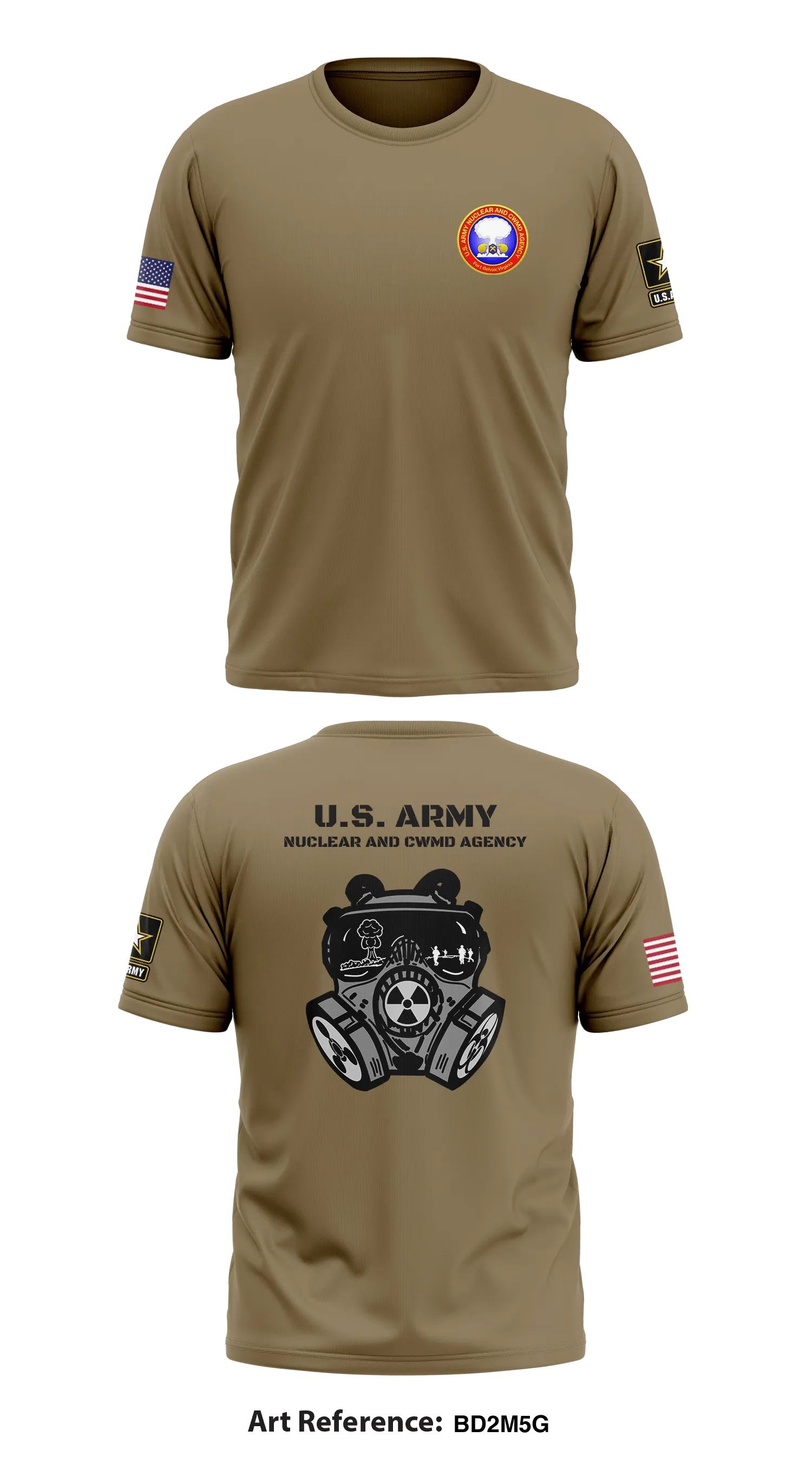 U.S. Army Nuclear and CWMD Agency Store 1 Core Men's SS Performance Tee - BD2M5G