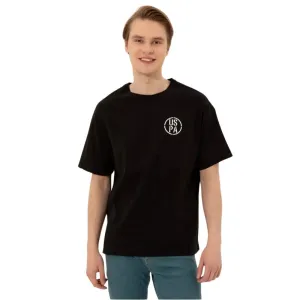 U.S. POLO ASSN. Crew Neck Circular Logo T-Shirt Men - BLK