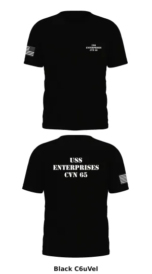 USS Enterprises Cvn 65 Store 1 Core Men's SS Performance Tee - C6uVel