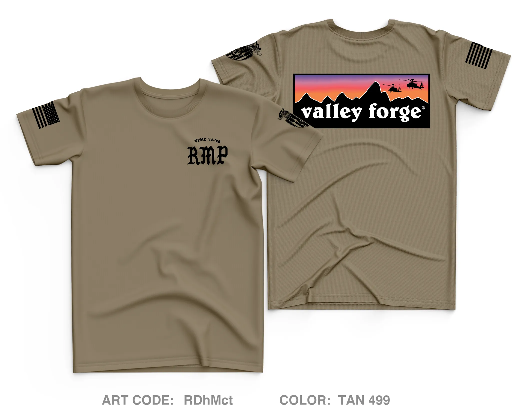 Valley Forge Military Core Men's SS Performance Tee - RDhMct