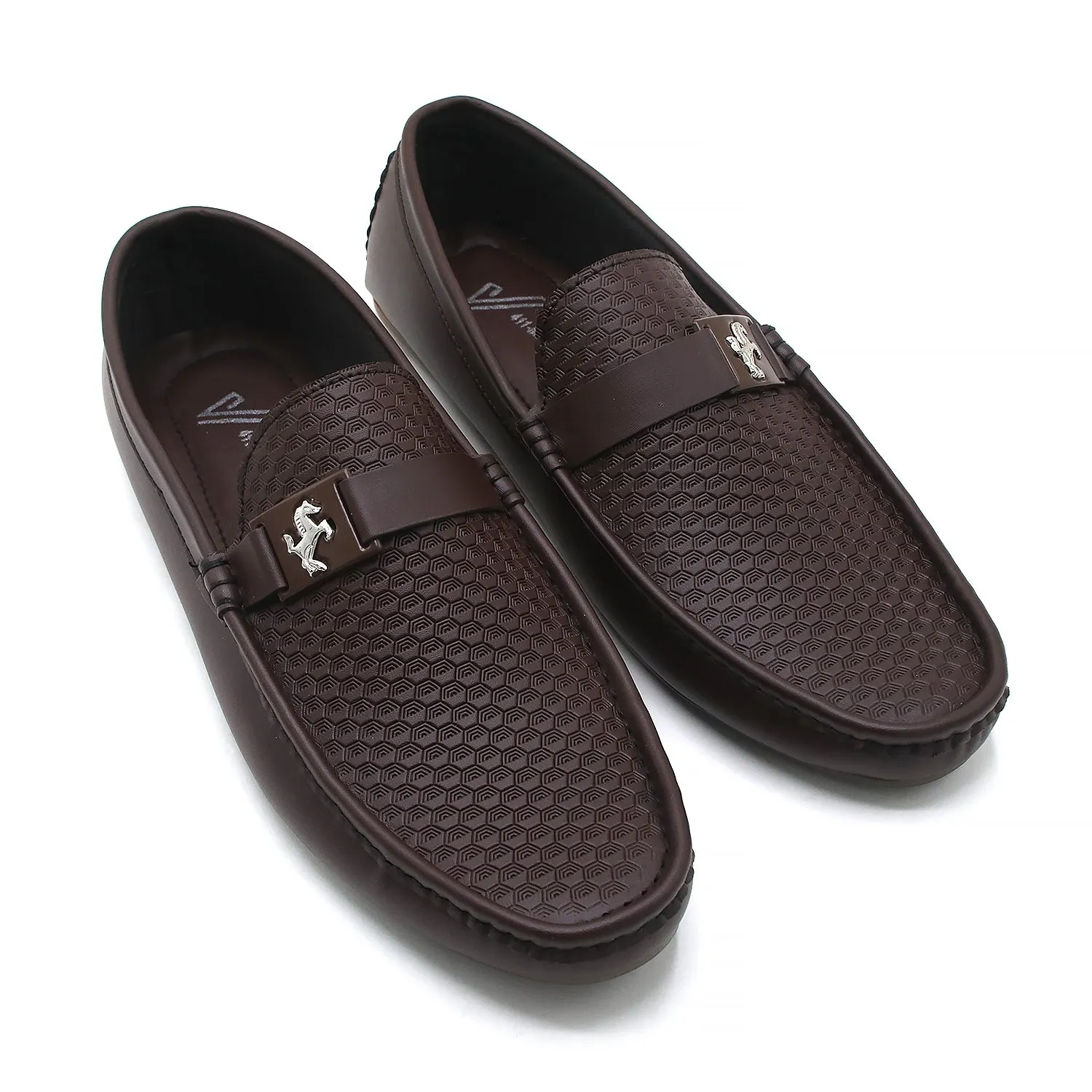 Valuable Slip-on Causal Loafers Shoes 3309/M172 - Brown
