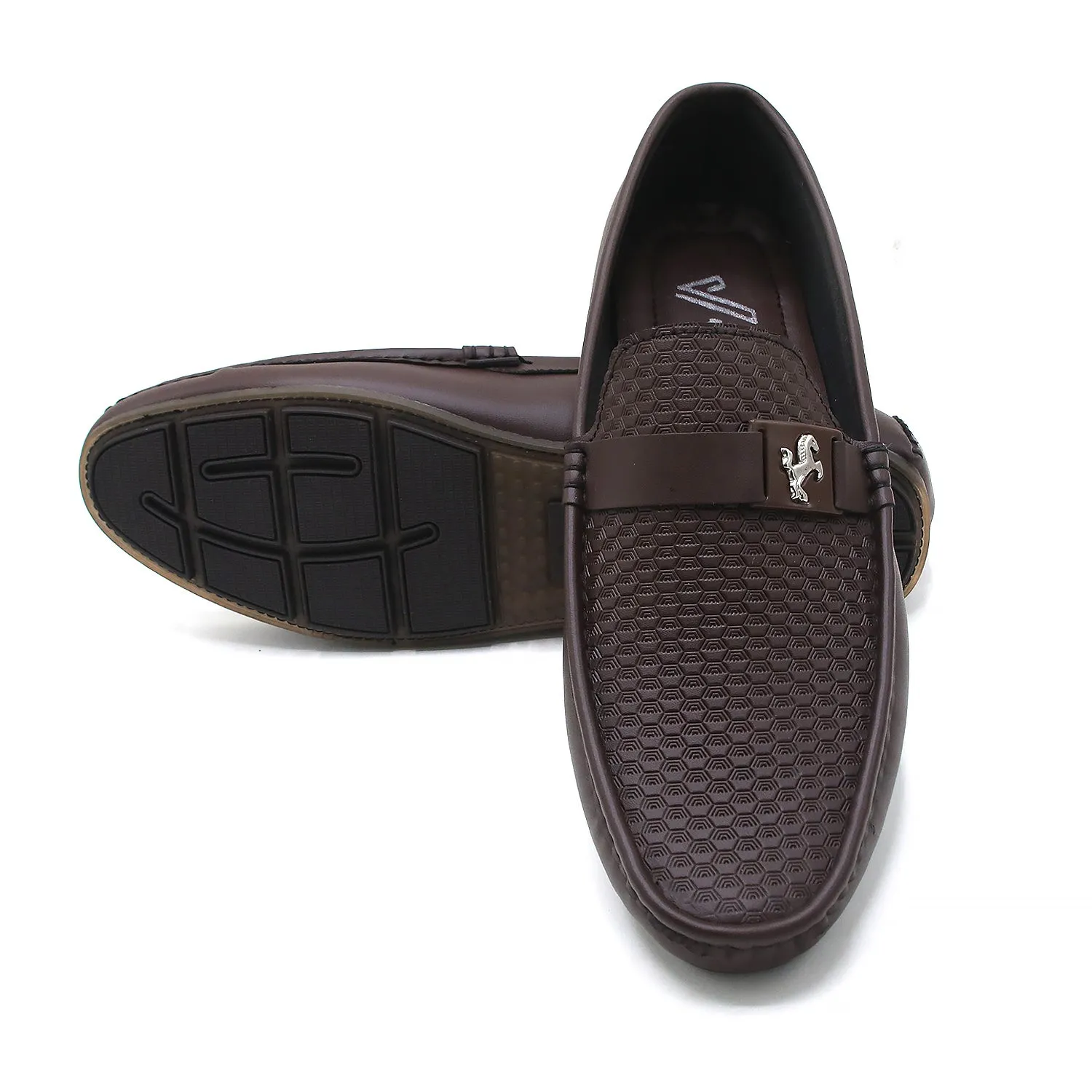 Valuable Slip-on Causal Loafers Shoes 3309/M172 - Brown
