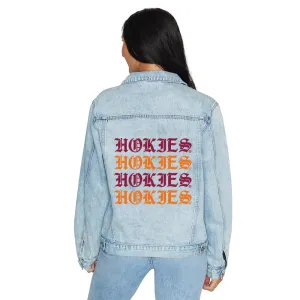 Virginia Tech Gothic Denim Jacket