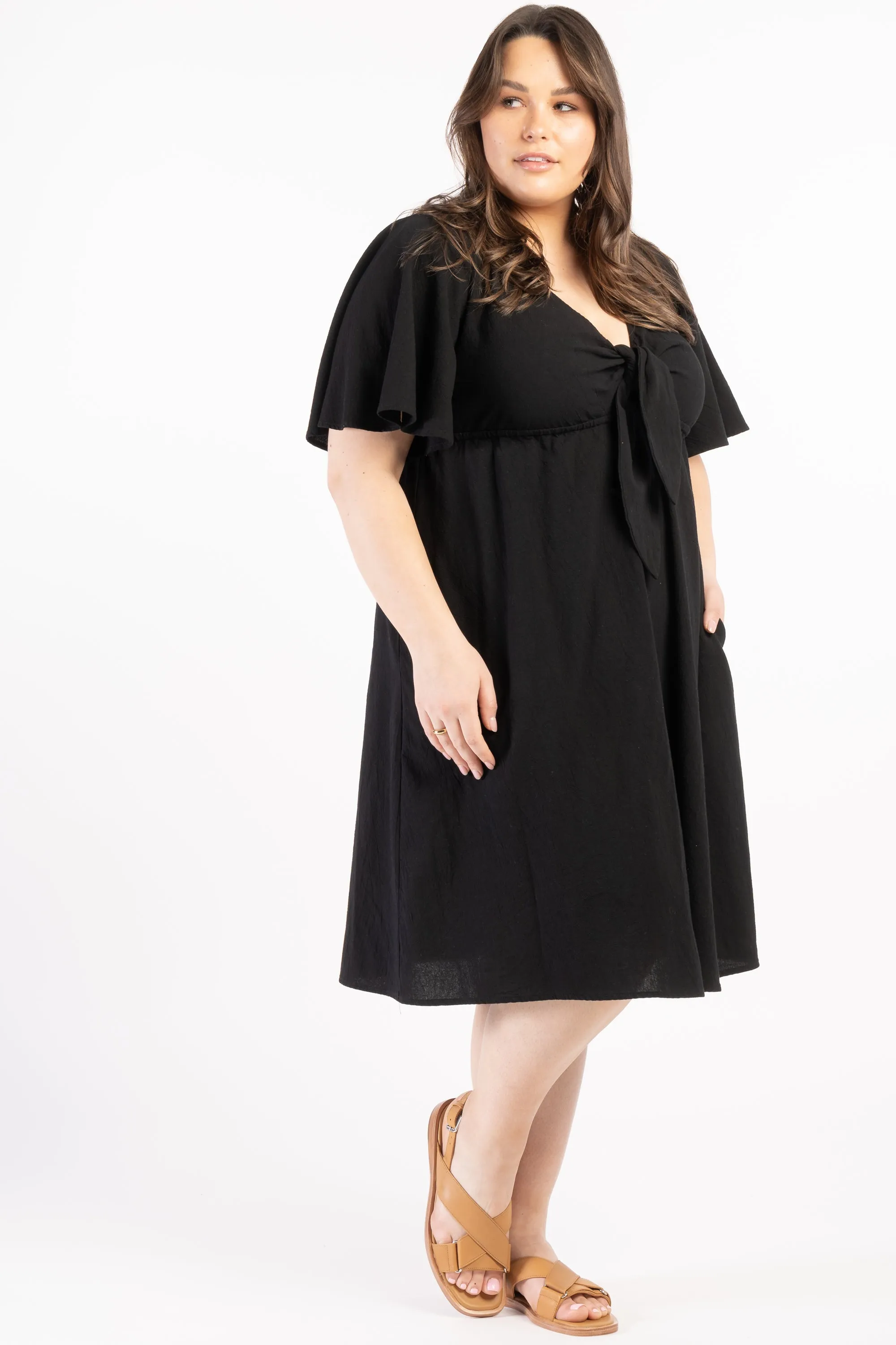 Walking On Sunshine Dress - Black