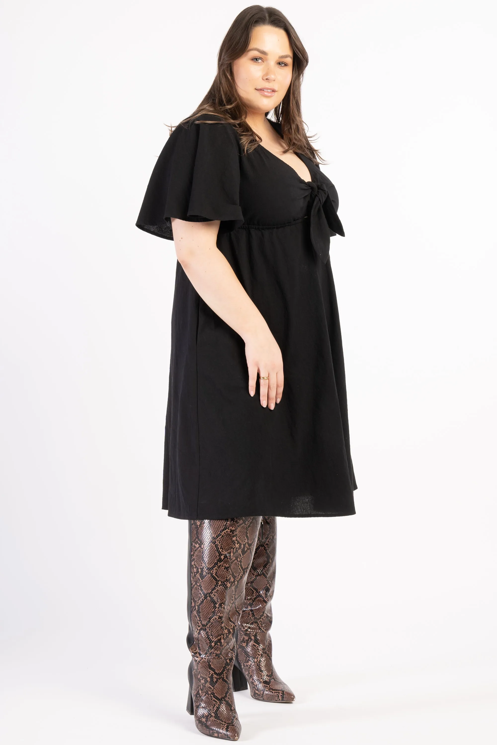 Walking On Sunshine Dress - Black