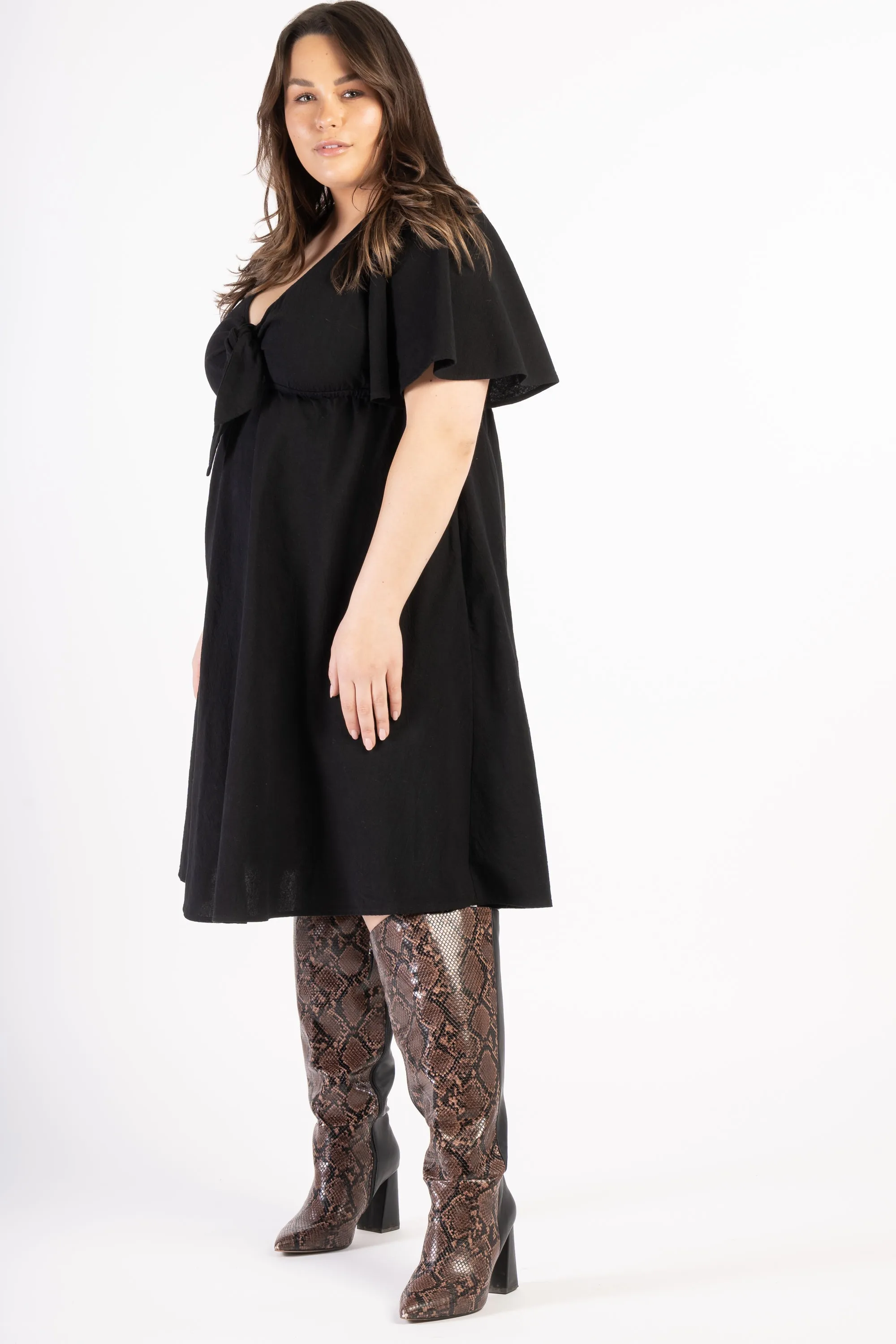 Walking On Sunshine Dress - Black