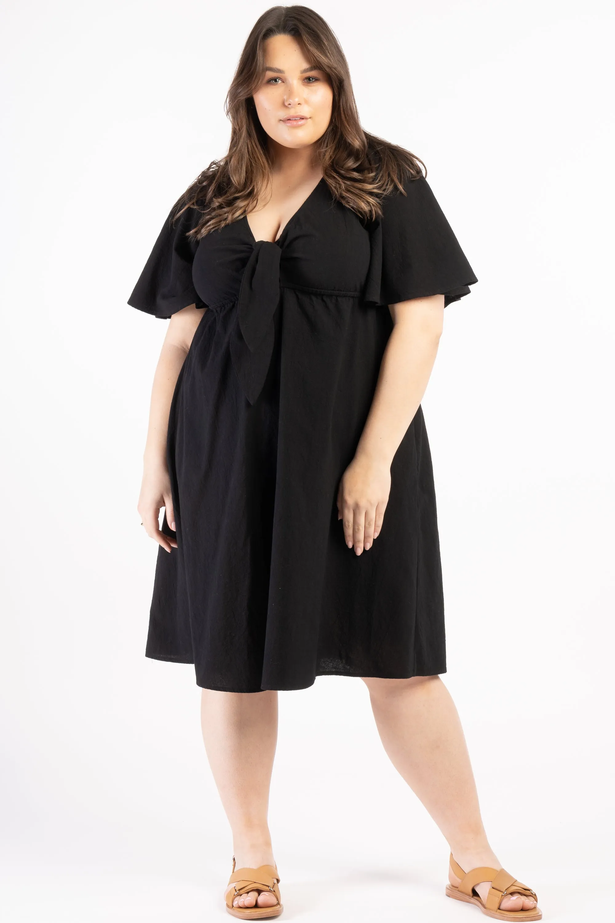 Walking On Sunshine Dress - Black