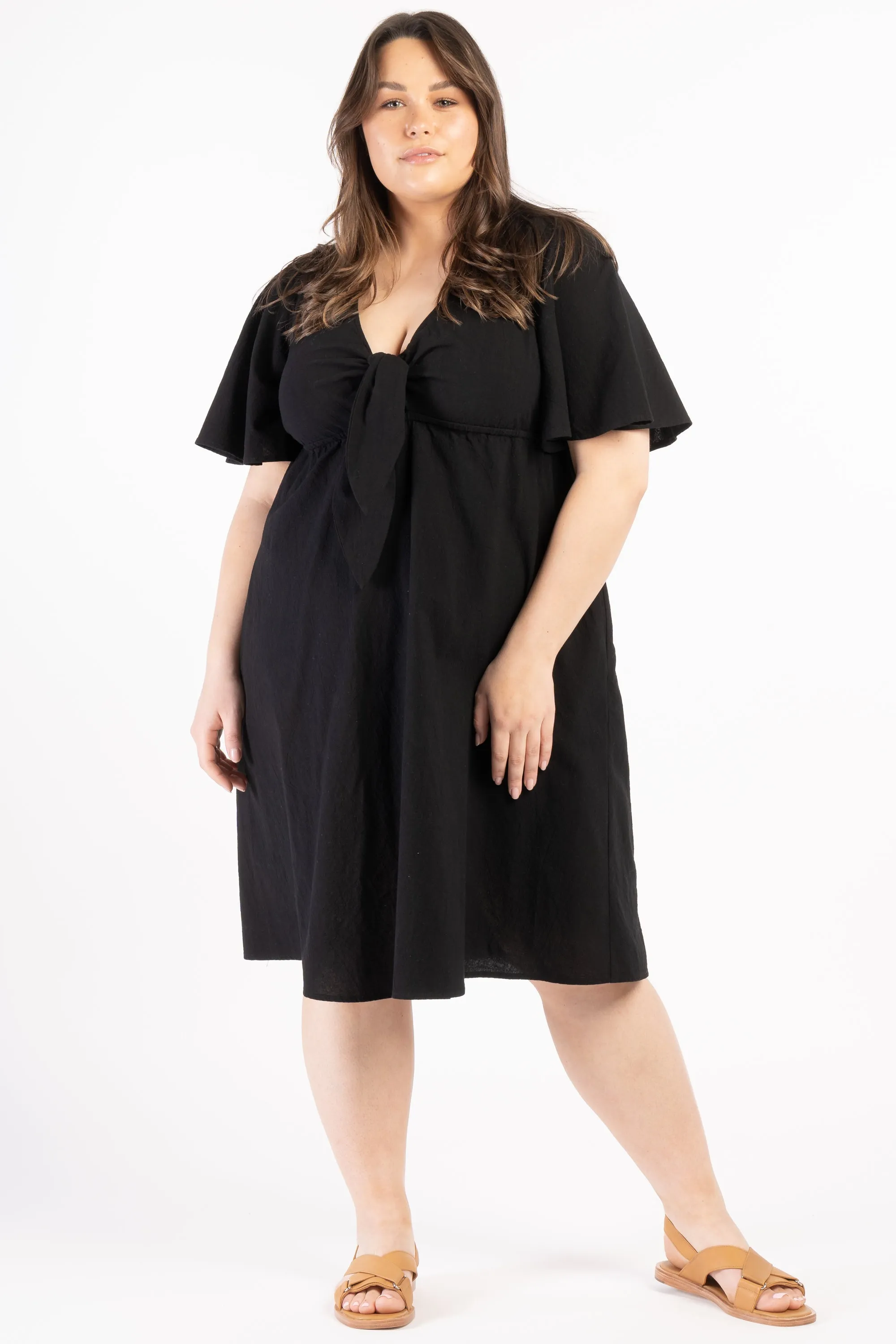 Walking On Sunshine Dress - Black