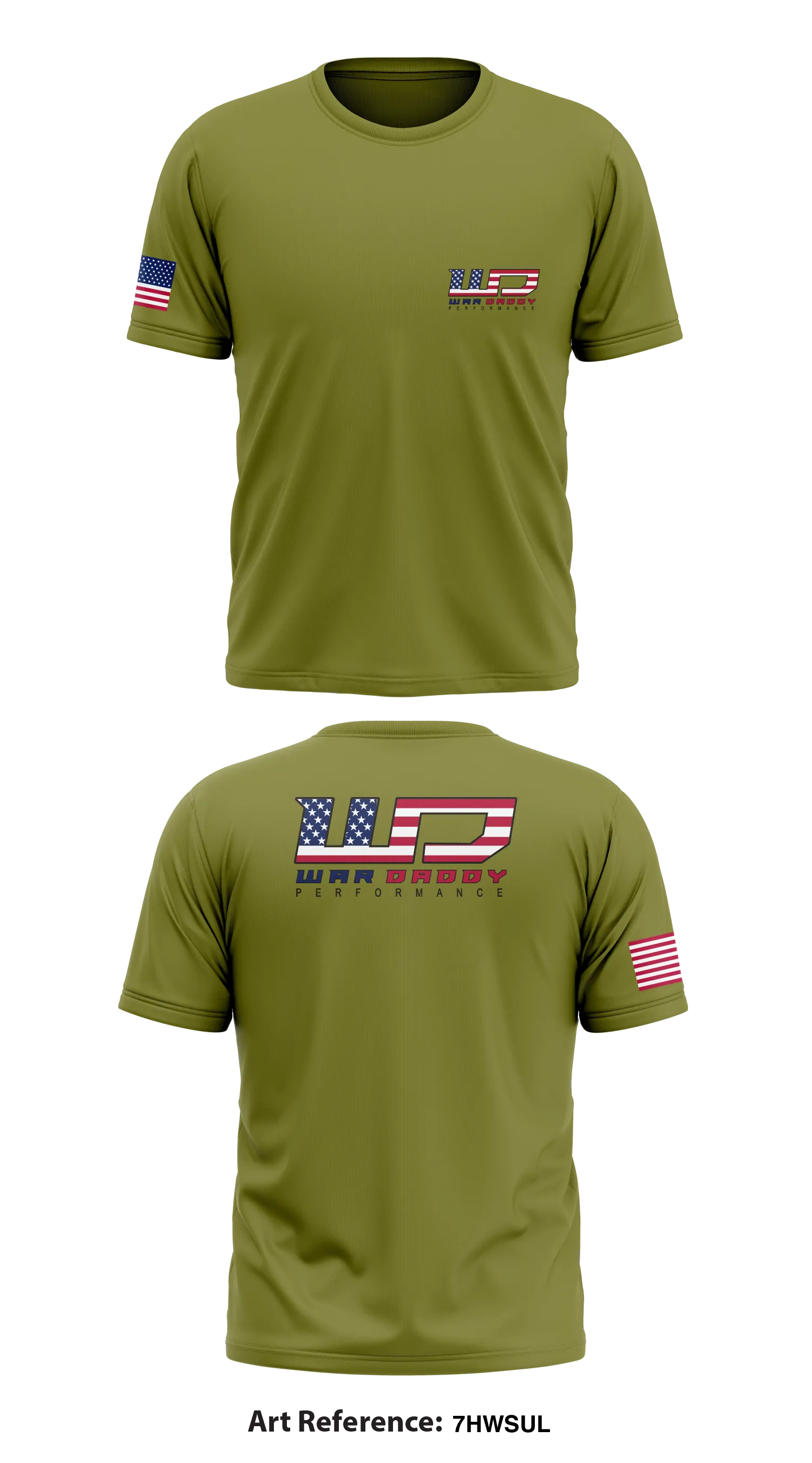 War Daddy Performance Store 1 Core Men's SS Performance Tee - 7hWSuL