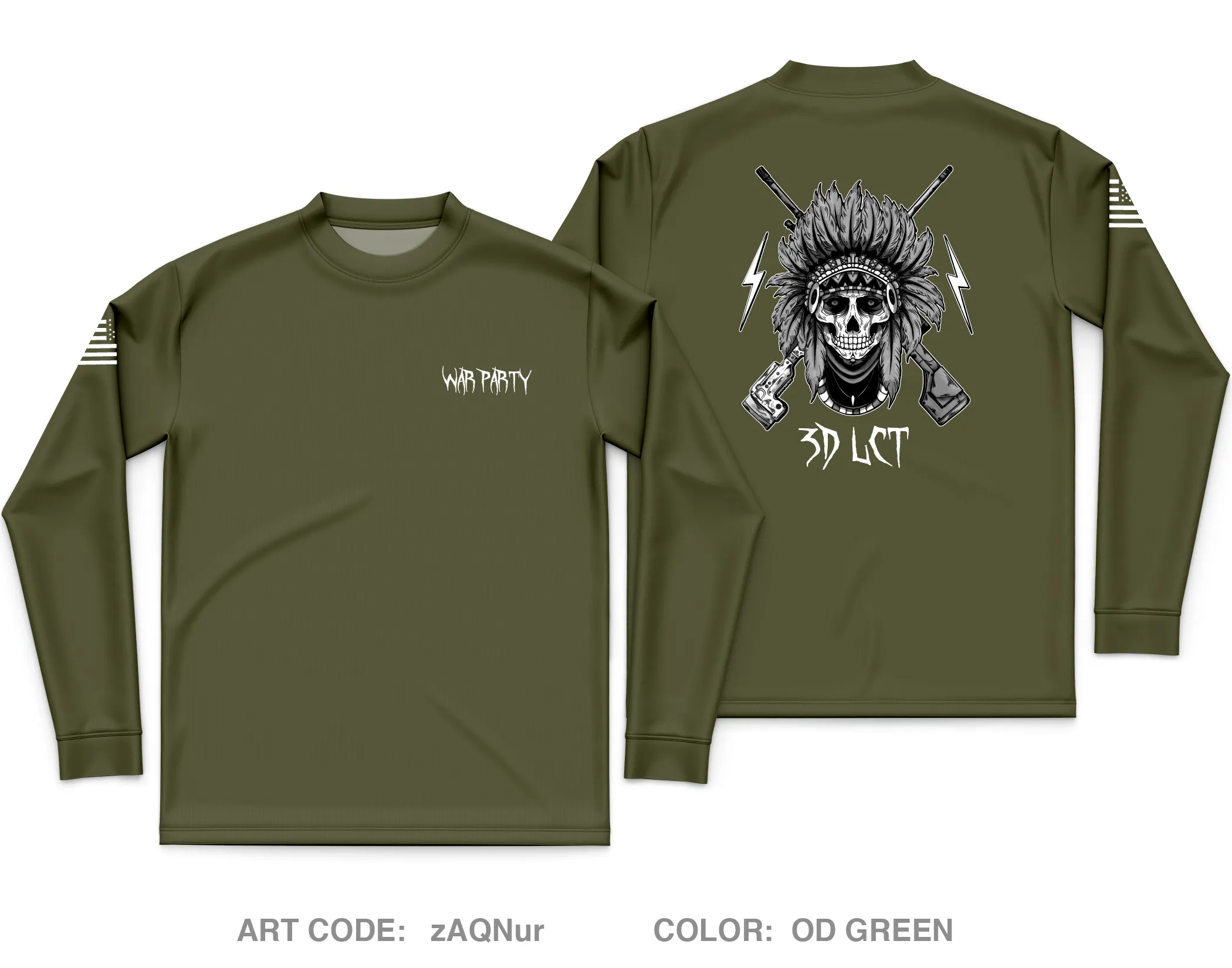 War party Core Men's LS Performance Tee - zAQNur