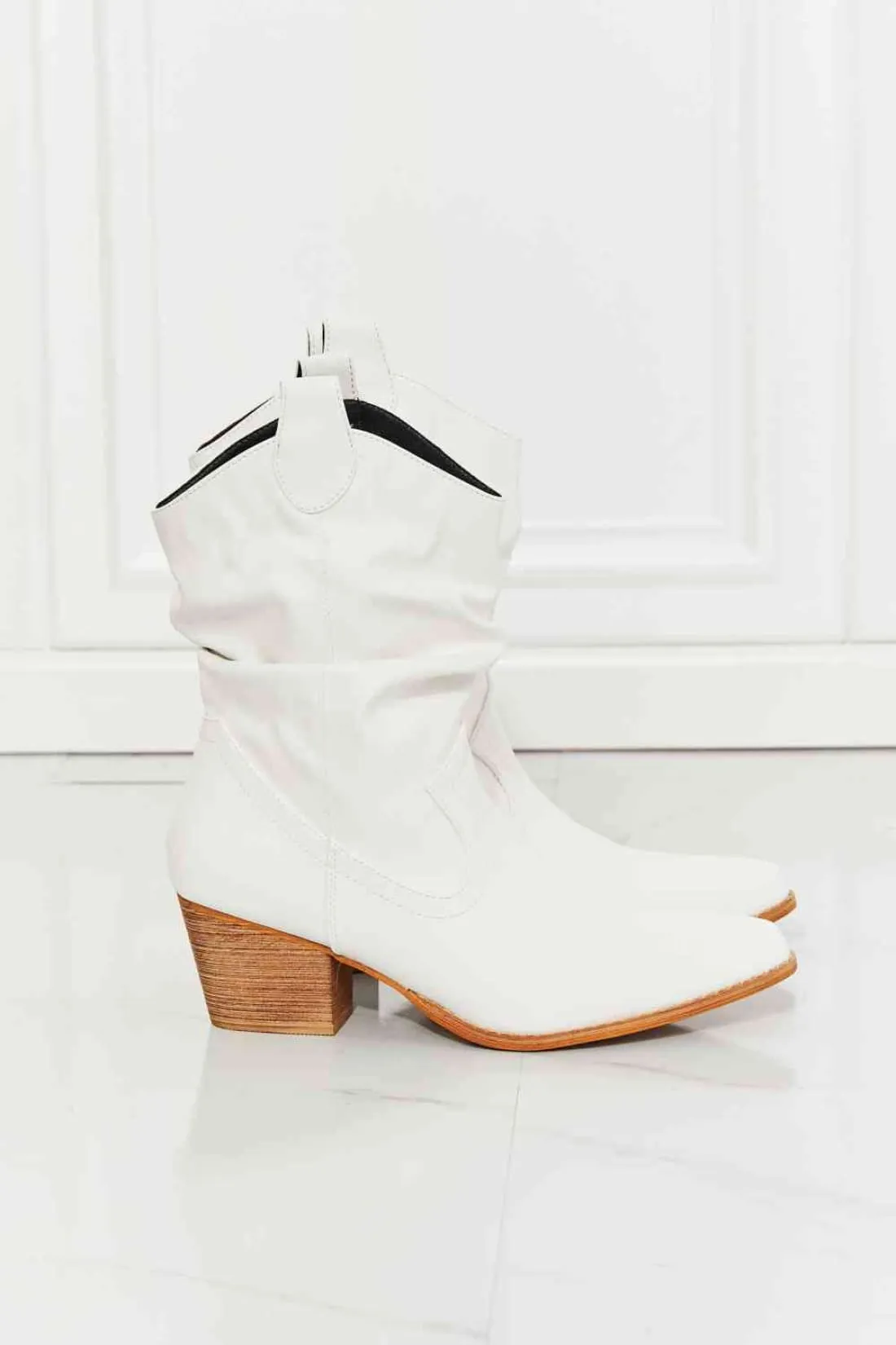 White Cowboy Booties