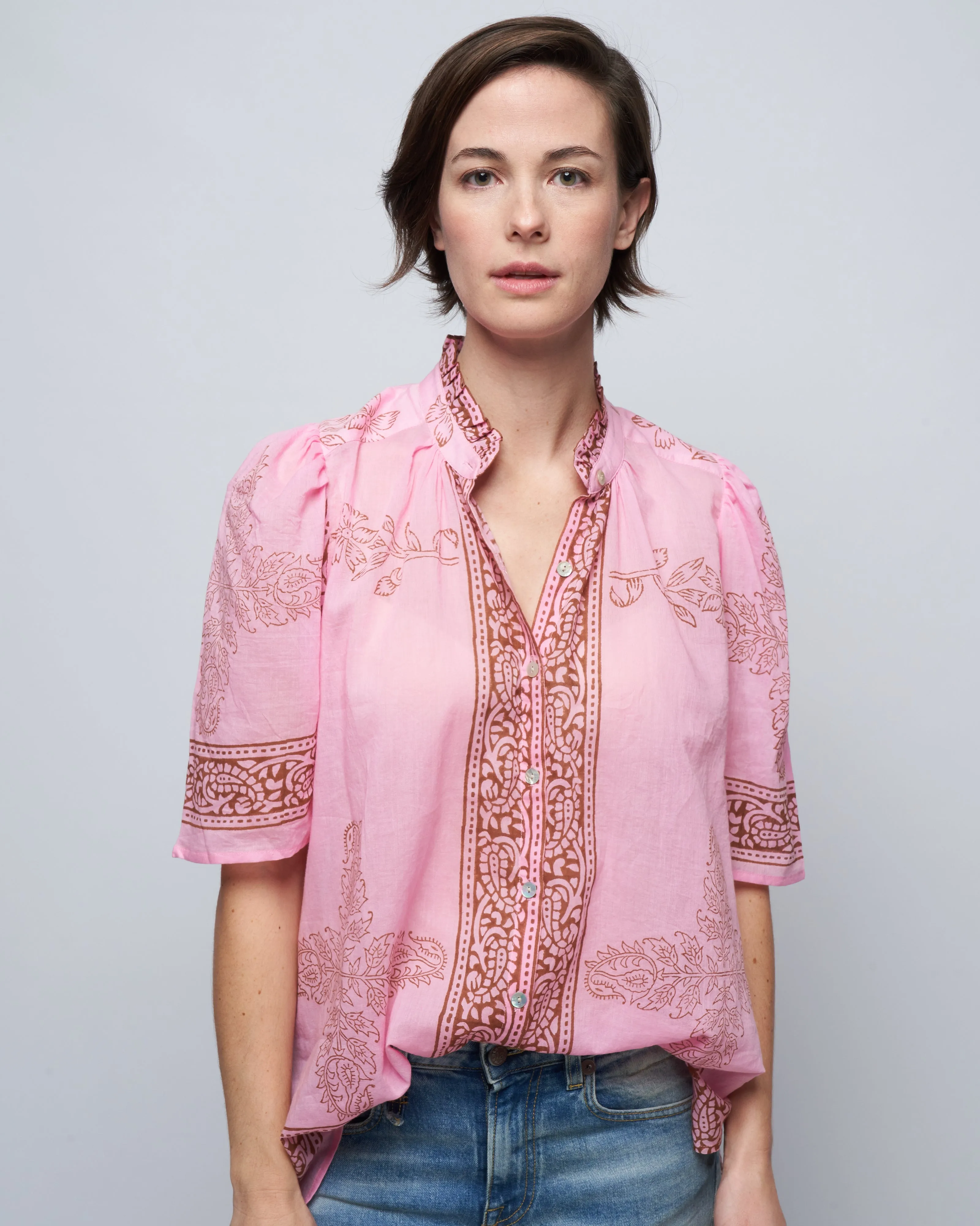 winnie guava shirt - pink guava