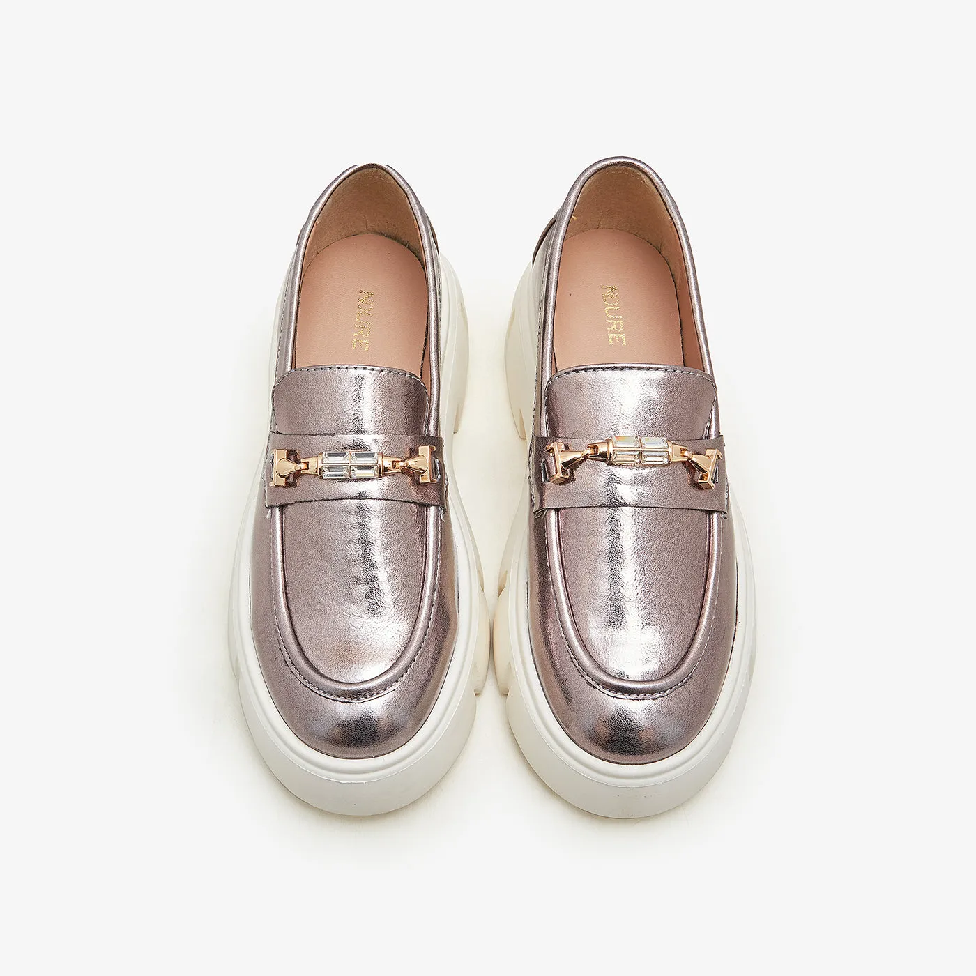 Women's Chunky Trim Loafers